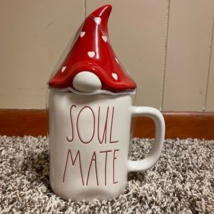 Rae Dunn Soul Mate gnome topper mug